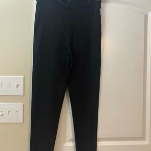 White Birch Elegant Black Zippered pants
